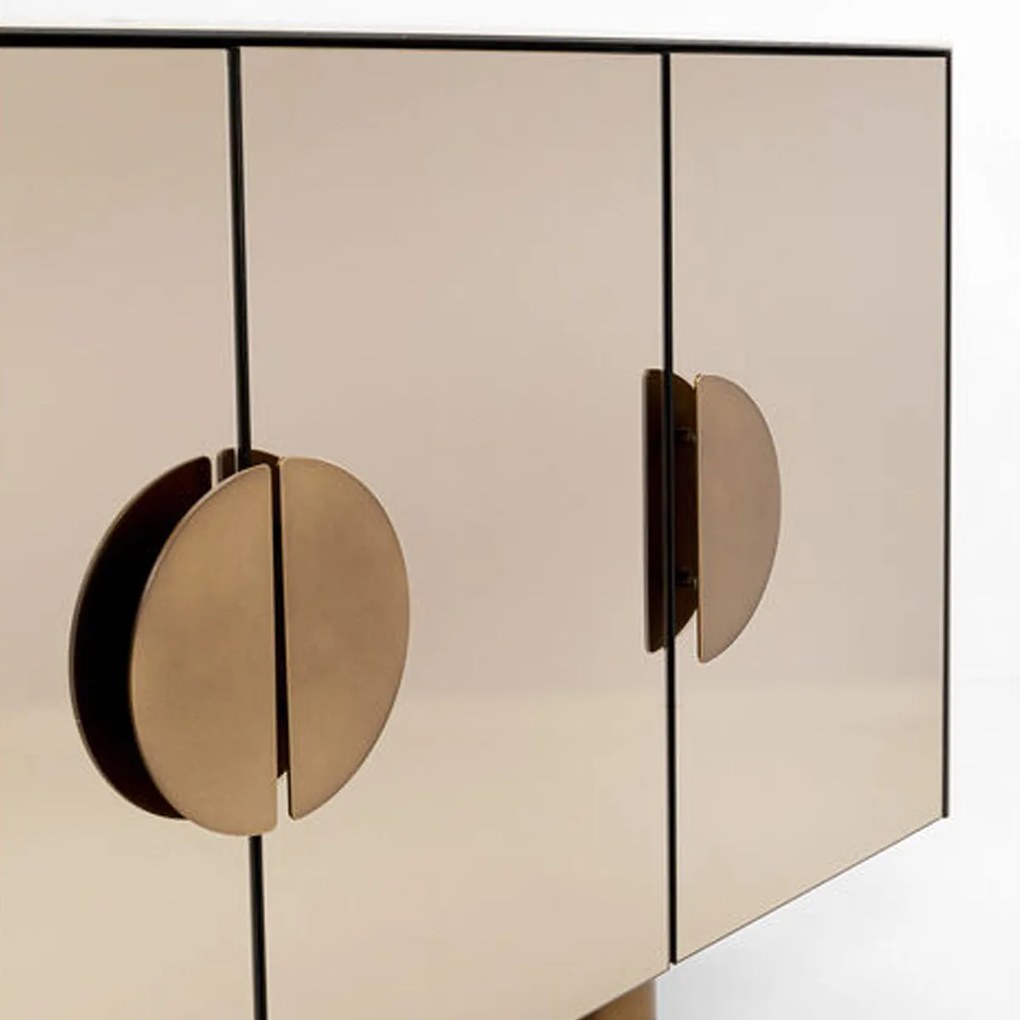 Kare Design Lunar Design Dressoir Spiegel En Marmer - 160x45x80cm.