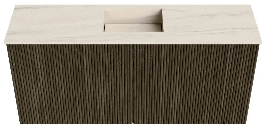 Mondiaz Joya DLux 90cm toiletmeubel shadow met wastafel faye midden zonder kraangat meli