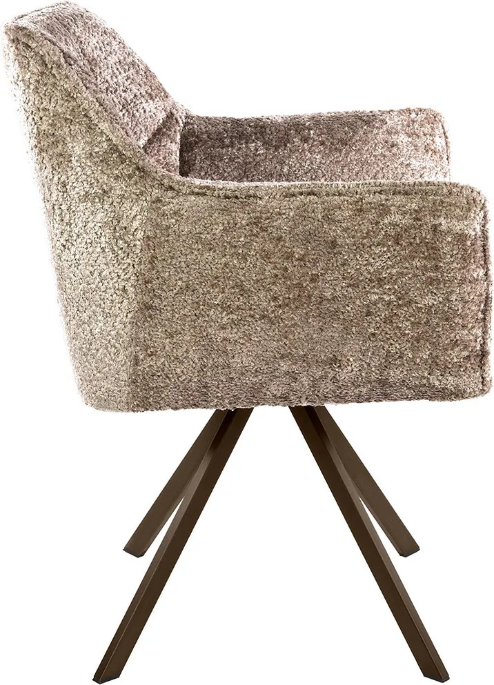 Draaibare Eetkamerstoel Beige