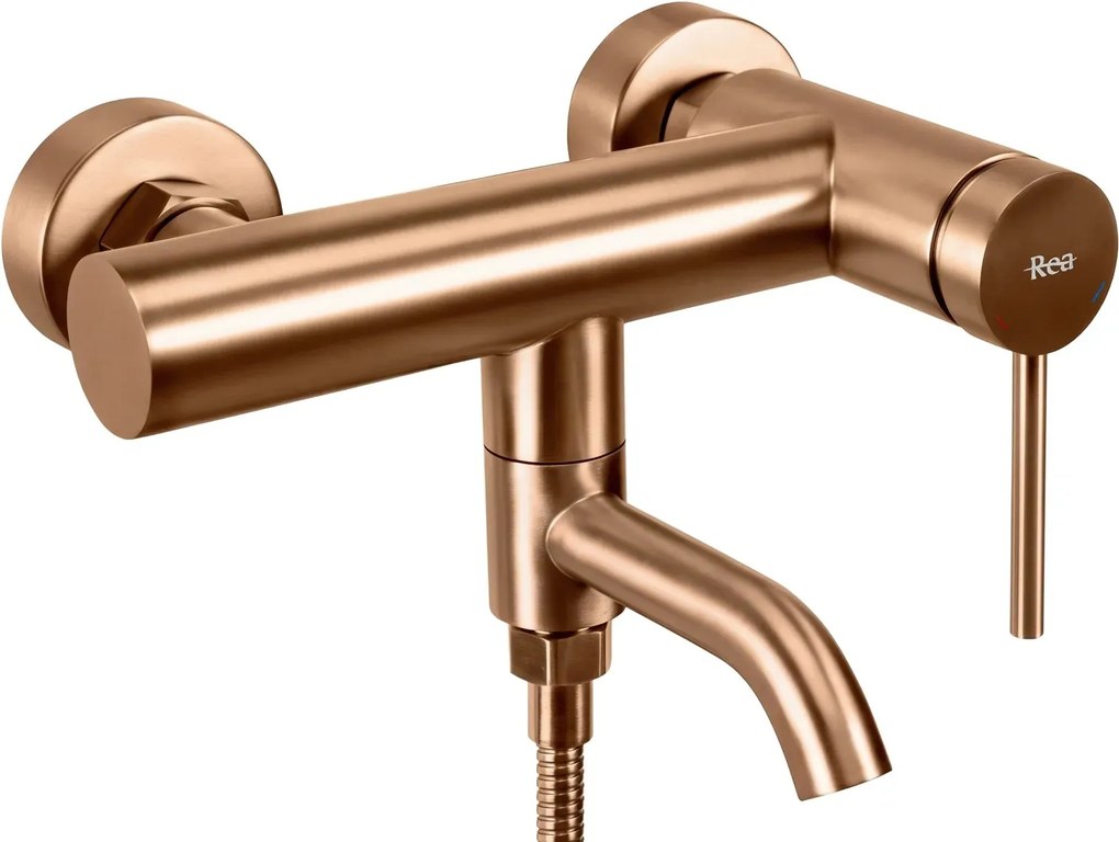 Badkraan Rea Clif Brushed Copper