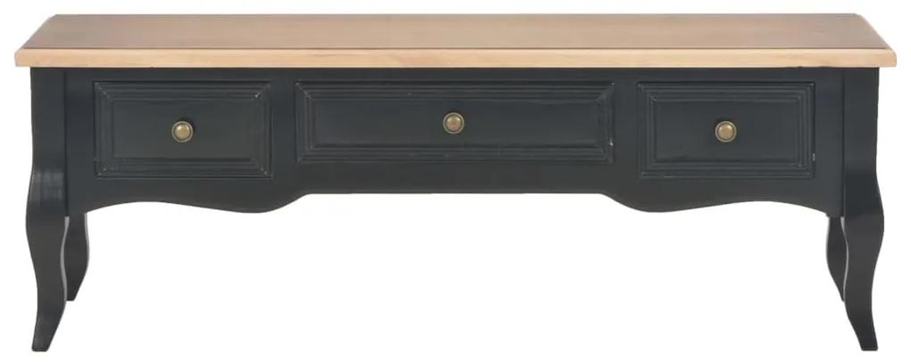 vidaXL Tv-meubel 100x35x35 cm hout zwart