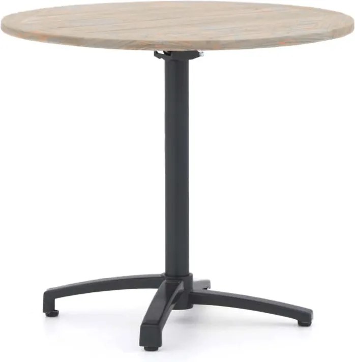 Inklapbare tafel Bellagio  | Rond  | Tuintafel Teakhout | Ø85cm | 2 personen | Kees Smit Tuinmeubelen
