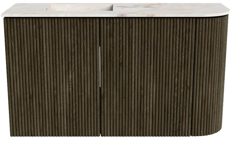 Mondiaz Joya DLux 70cm toiletmeubel ronding rechts shadow met wastafel faye links 1 kraangat frappe