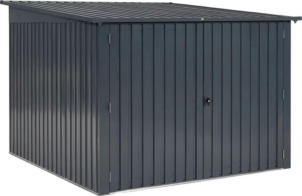 Metalen fietsenberging Kansas 2,4 x 2,2 m Store Boss antraciet