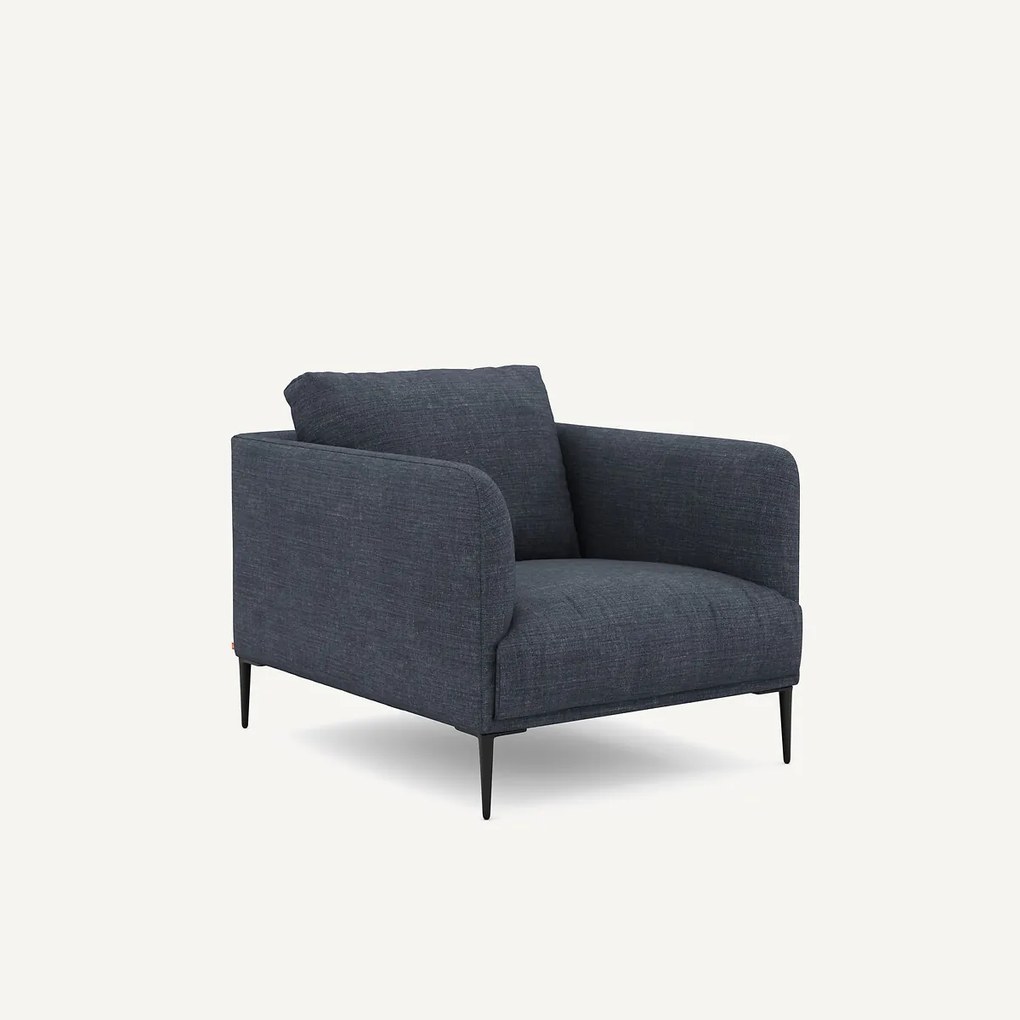 Fauteuil in katoen en linnen Oscar design E. Gallina