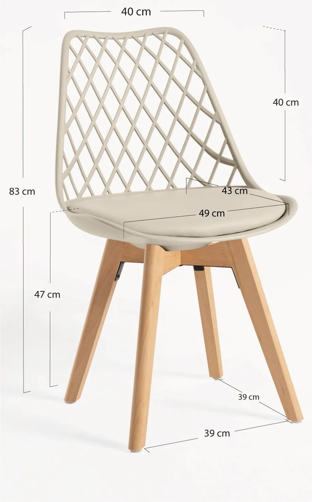 Pak 4 Mima Stoelen