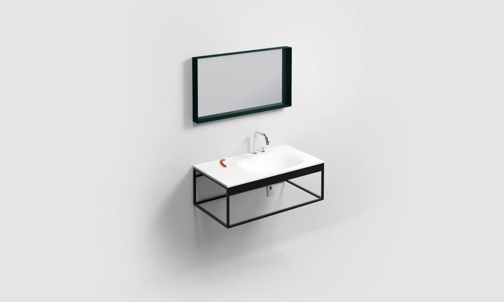 Clou Look at Me spiegel 90x50cm zwart mat