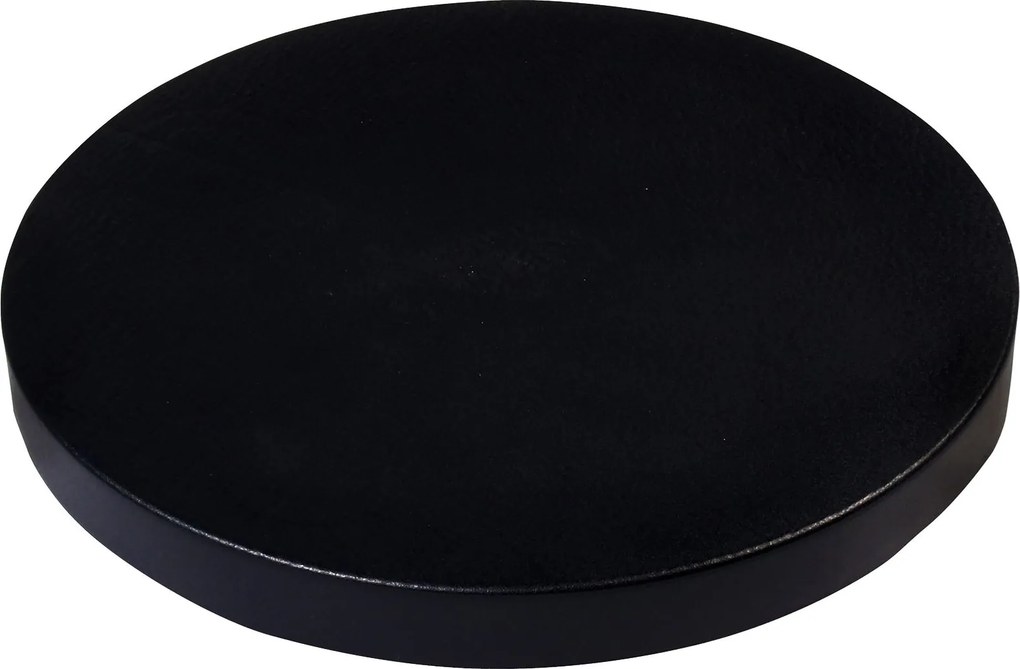 Nature planttrolley met 4 wielen - antraciet - Diameter 29 x H4cm
