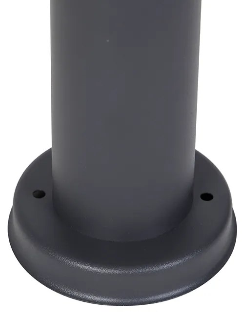 Smart buitenlamp paal antraciet 45 cm incl. Wifi P45 - Rox