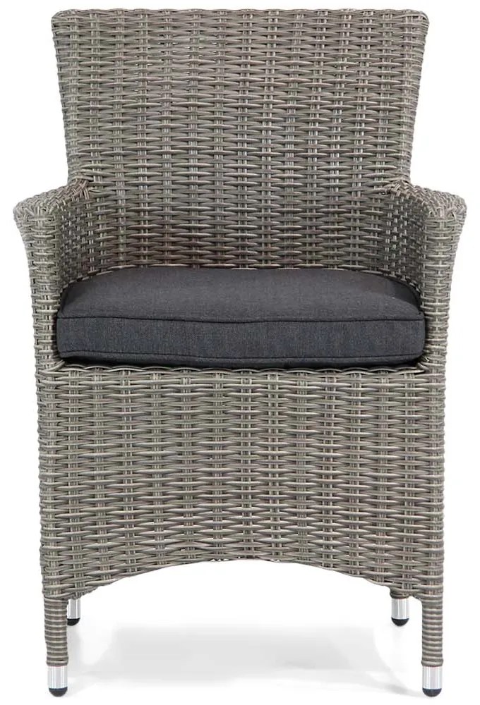 Tuinset 4 personen 164 cm Wicker Grijs Garden Collections Dublin/Residence