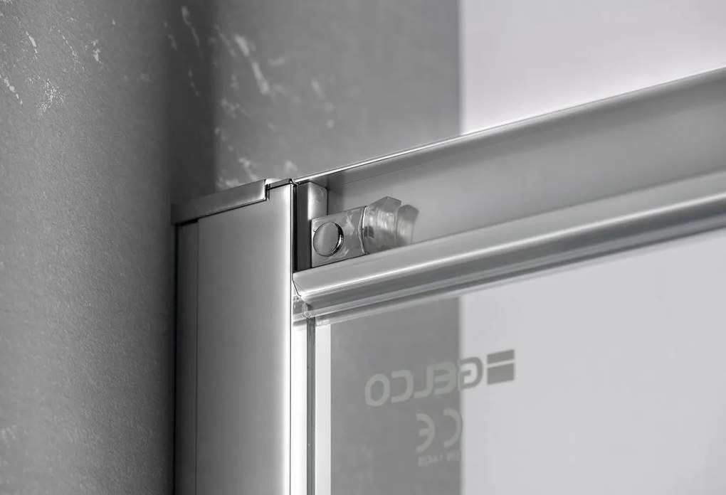 Gelco Sigma douchecabine 110x90cm met helderglas chroom