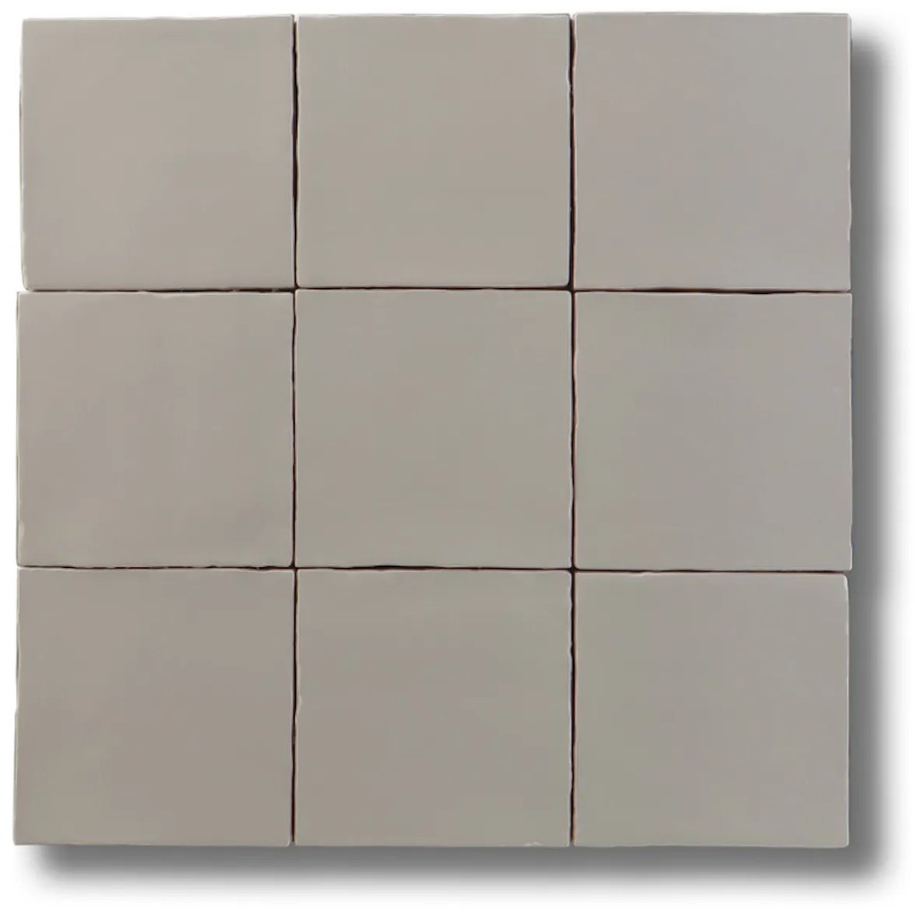 Hoogglans Handvorm Wandtegel 13x13 Cm Baltimore Creme RBT66