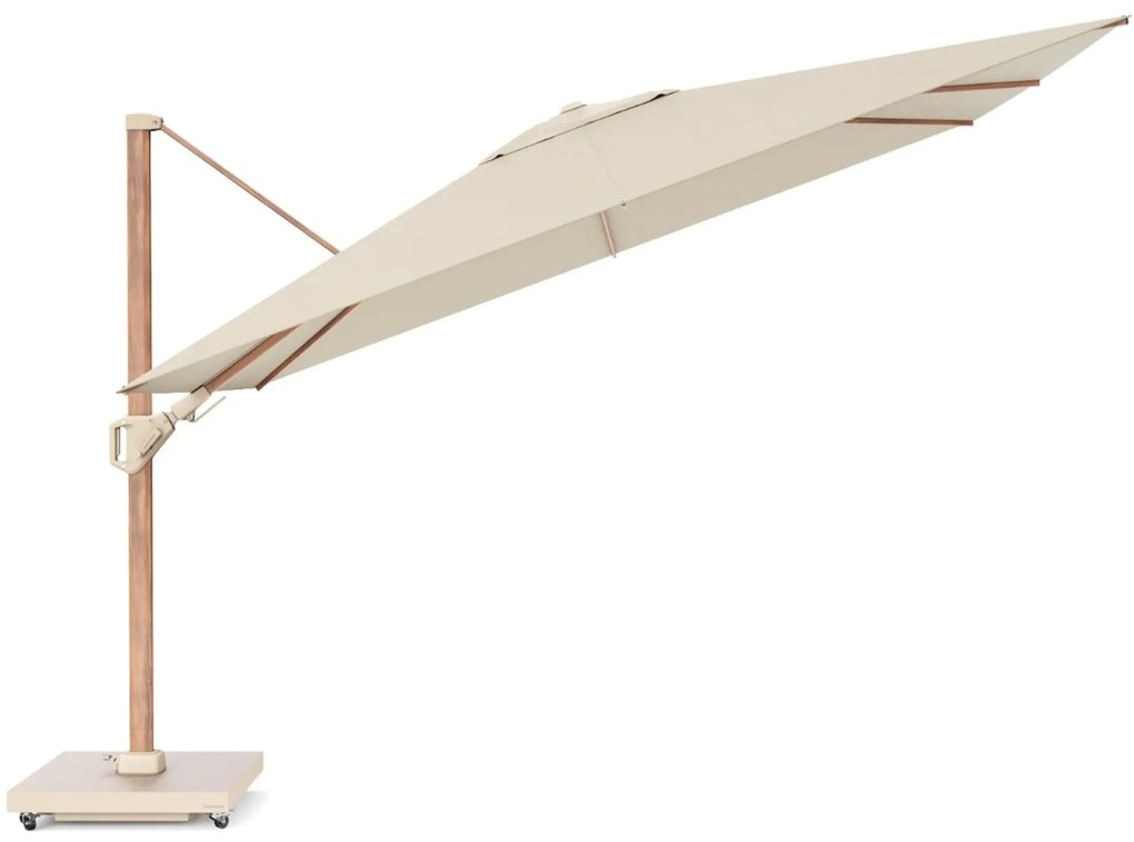 Platinum Challenger zweefparasol 2.6x3.5m T2 premium (excl.voet) champagne