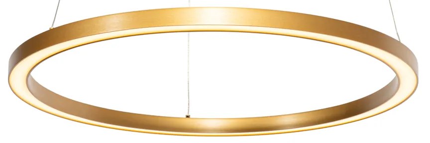 Hanglamp goud 60cm incl. LED 3-staps dimbaar - Girello
