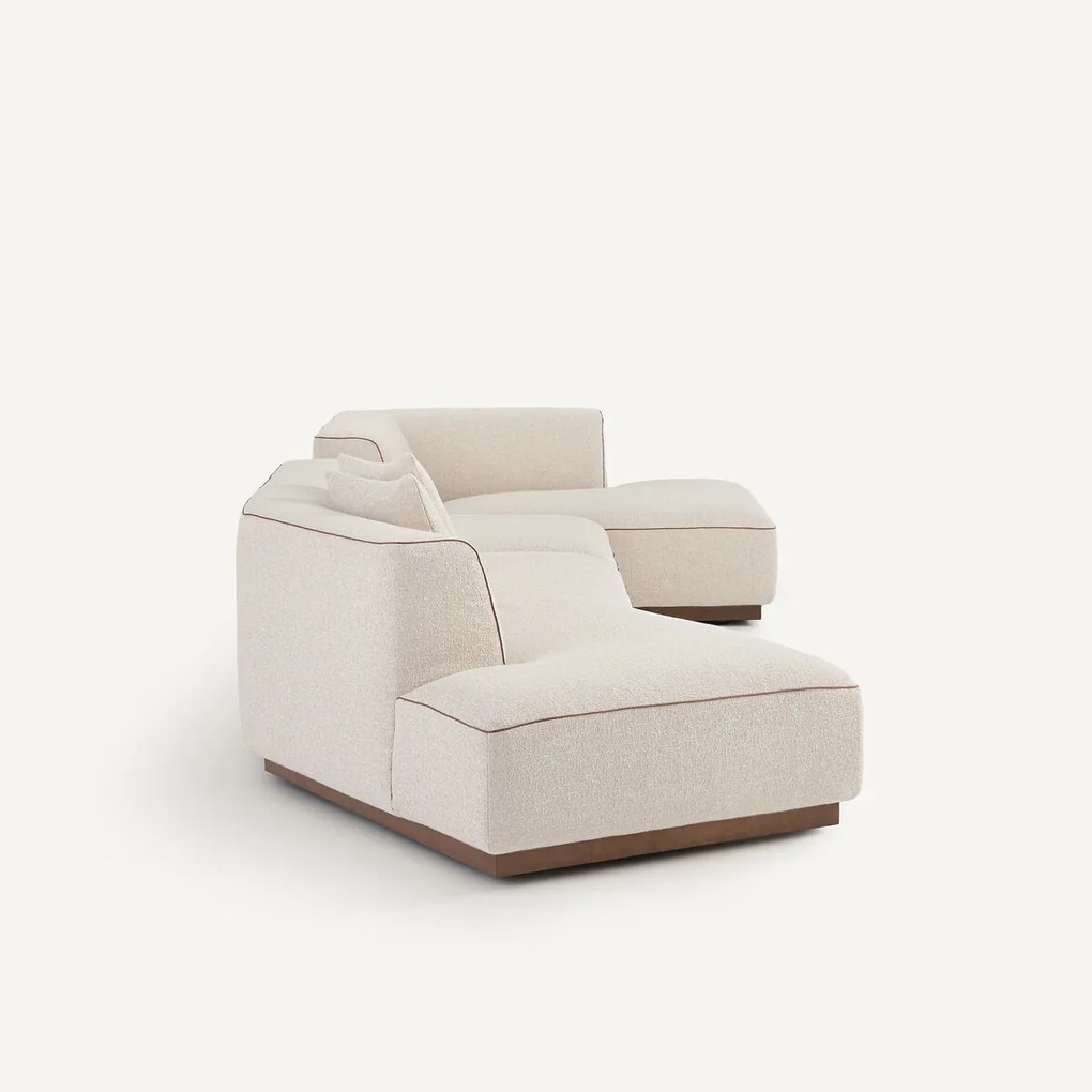 Open hoekbank XL bouclette, JACOPO