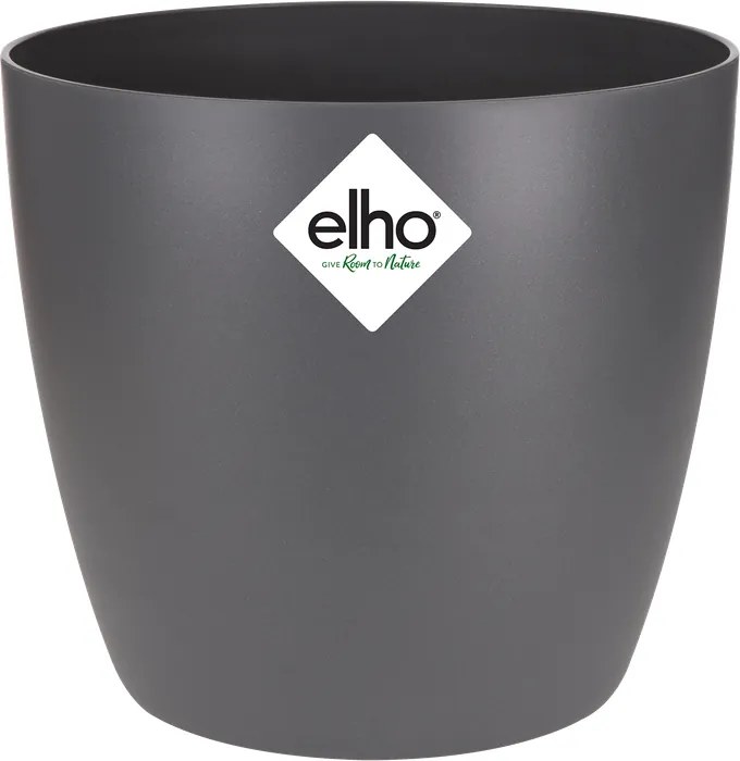 Pot Elho Brussels Round Mini antraciet