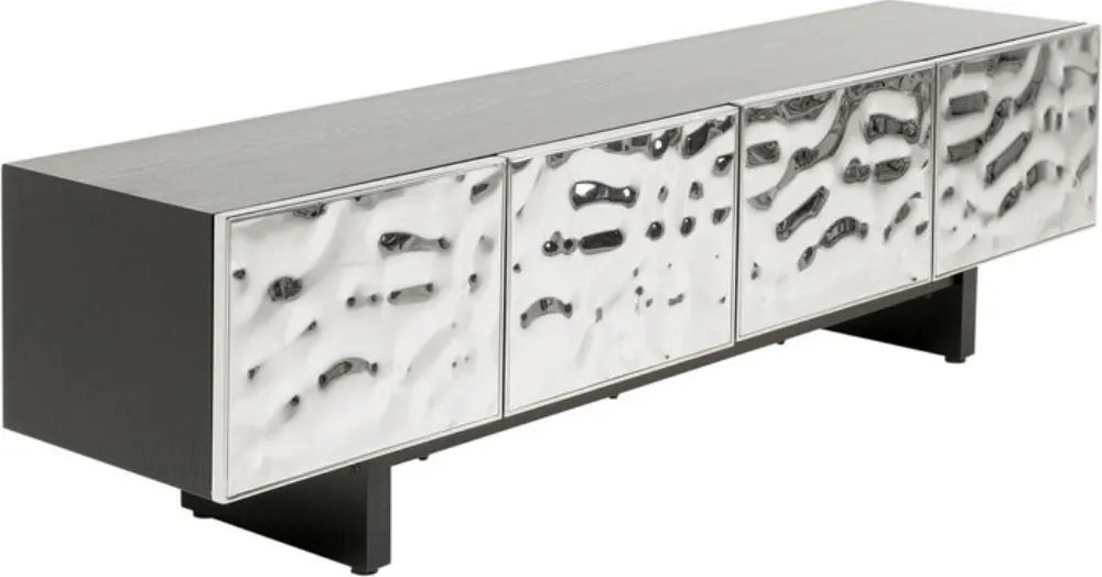Chroom TV-meubel - 180x40x45cm.