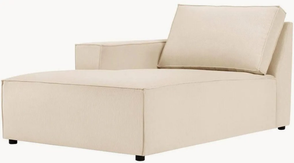 Chaise longue hoekmodule Carlo van corduroy