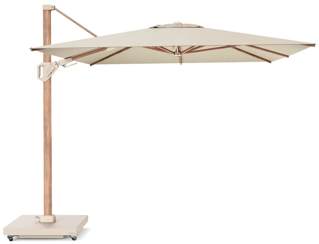 Platinum Challenger zweefparasol T2 premium 3.5x2.6m champagne