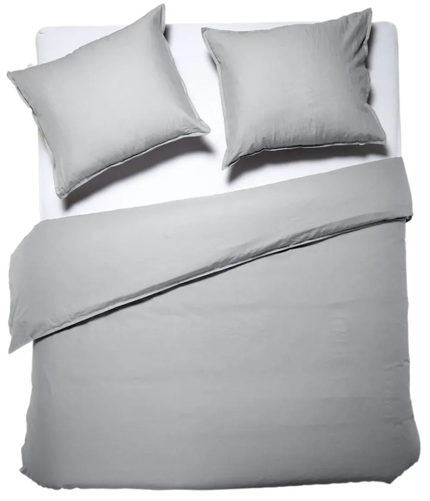 Dixxius Casual Dekbedovertrek Light Grey – Bij Swiss Sense