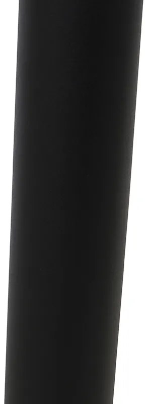 Staande buitenlamp zwart met heldere bol 100 cm IP44 - Sfera Modern E27 IP44 Buitenverlichting