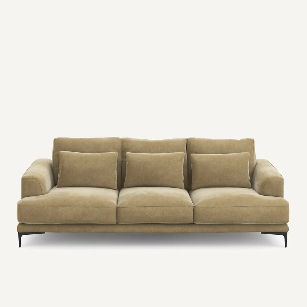 4-zits sofa in stonewashed fluweel, Marsile