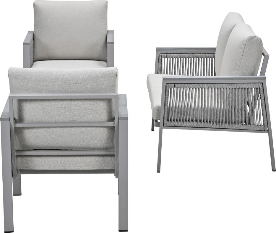 Garden Impressions Kreta loungeset 4-delig - taupe