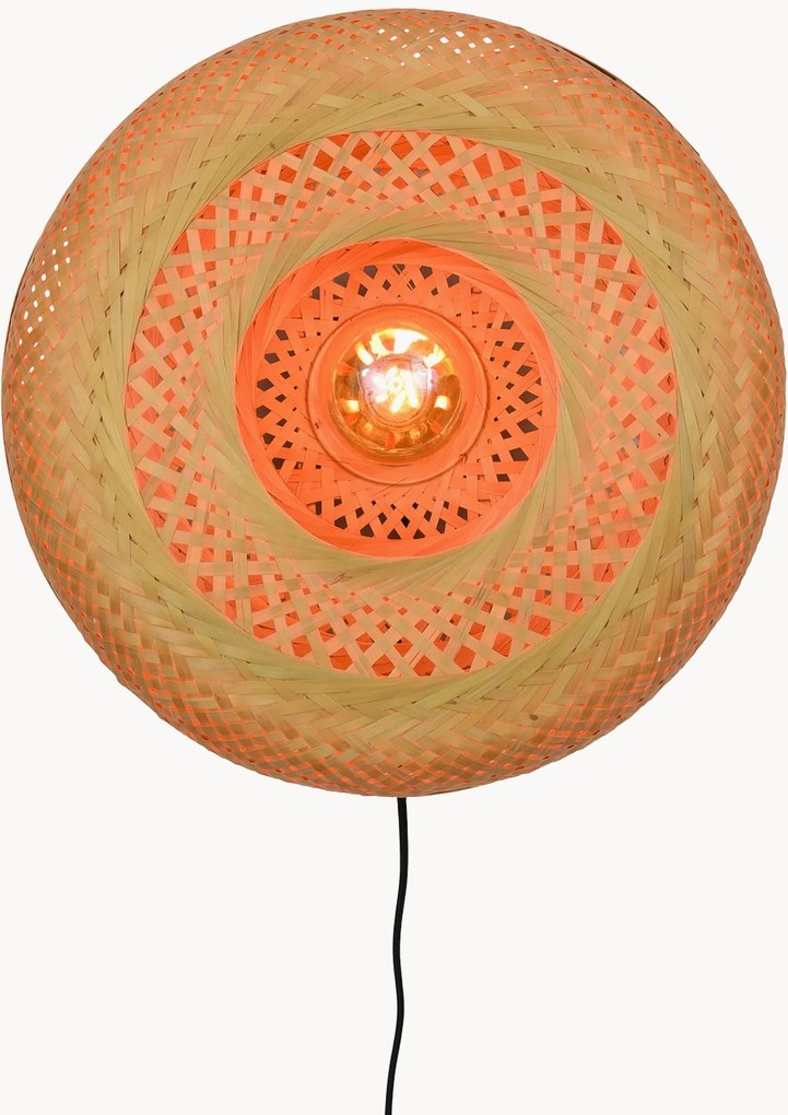 Wandlamp Palawan van bamboehout