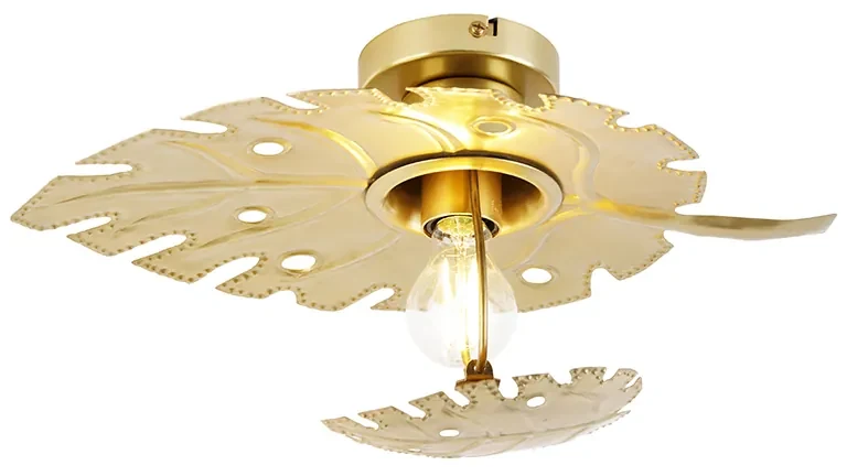 Design wandlamp antiek goud - CarballoOosters E27 Binnenverlichting Lamp