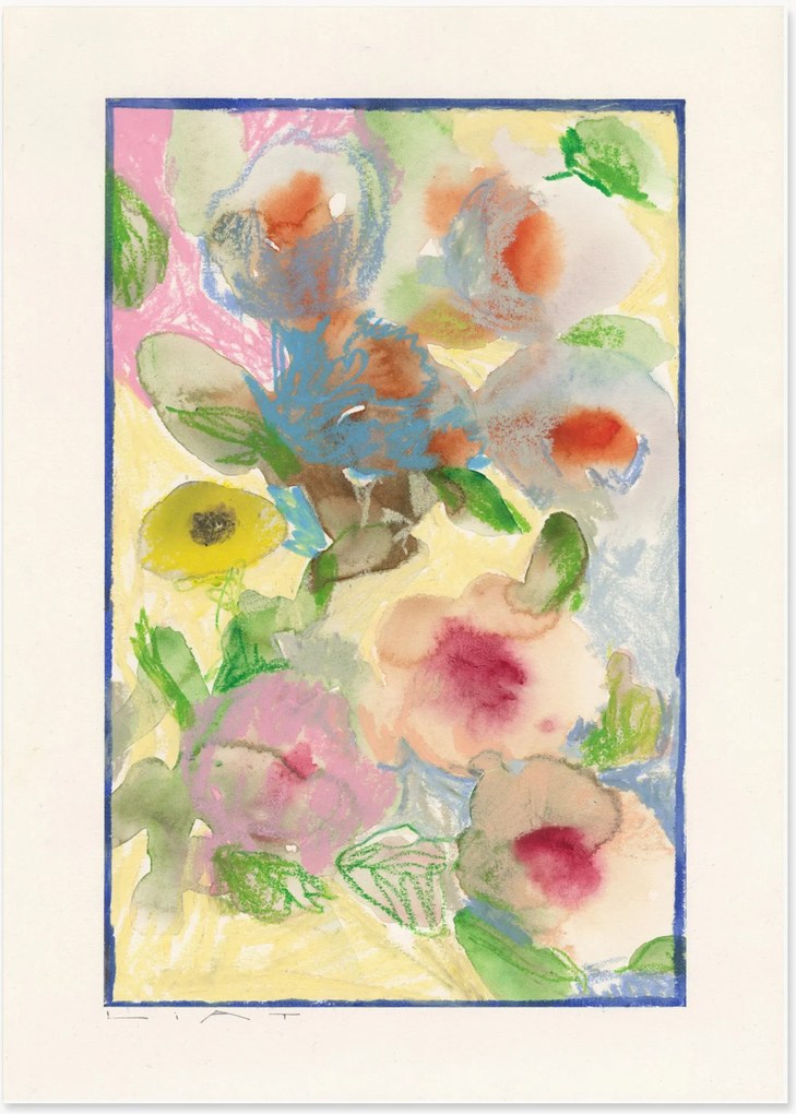 Digitale print Flower Window