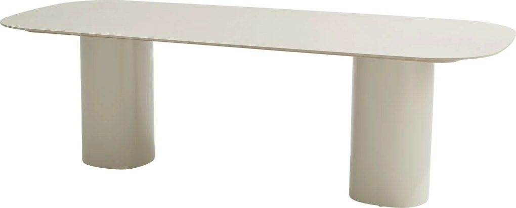 Bosco dining tuintafel 240x105xH75 cm keramiek oyster linen Taste 4SO