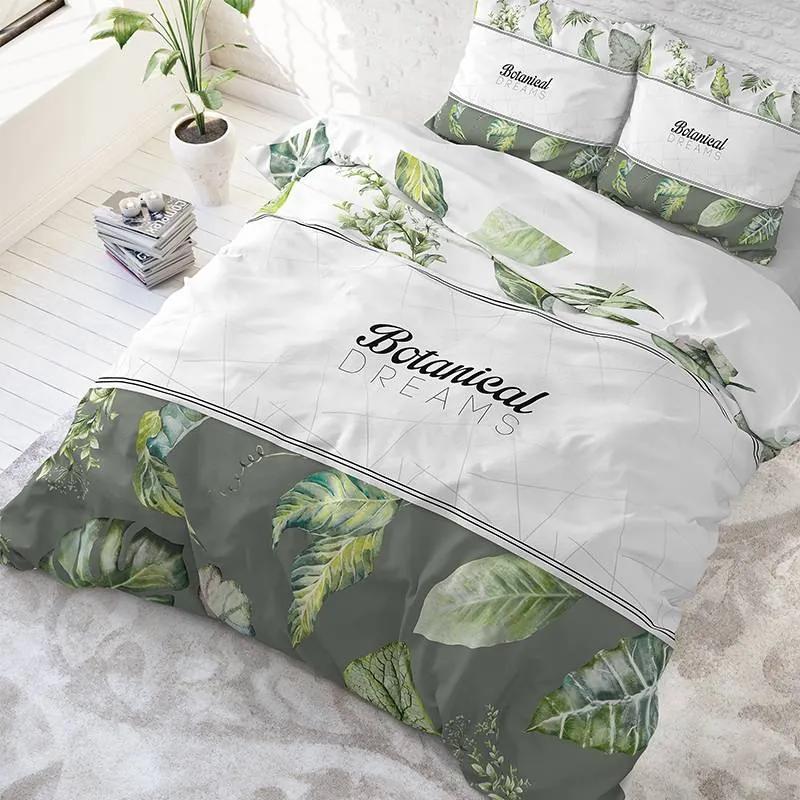 DreamHouse Bedding Botanical Dreams - Wit 1-persoons (140 x 220 cm + 1 kussensloop) Dekbedovertrek