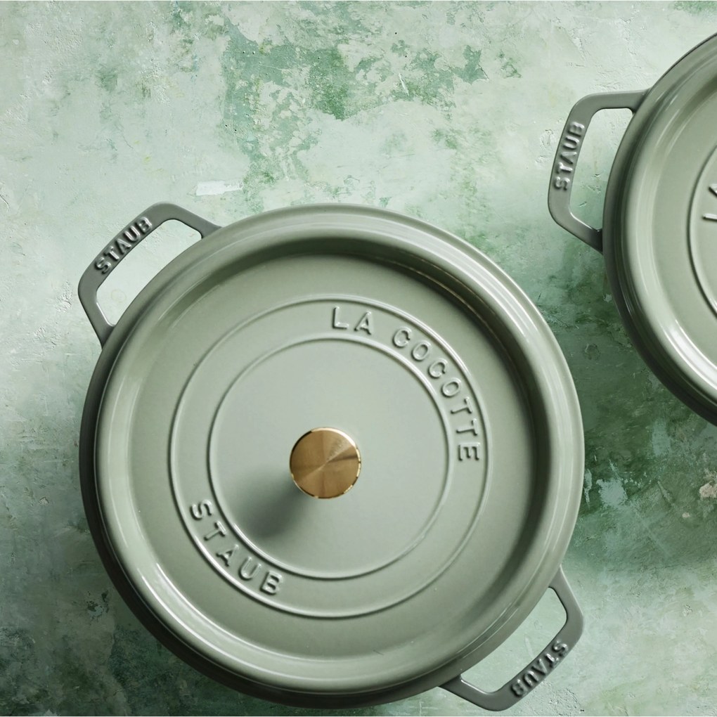 Staub La Cocotte Cocotte 28 cm / 6,75 l, Rond, eucalyptus - La Cocotte - Staub