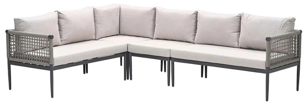 Garden Impressions Burela lounge hoekset links 4-delig - taupe