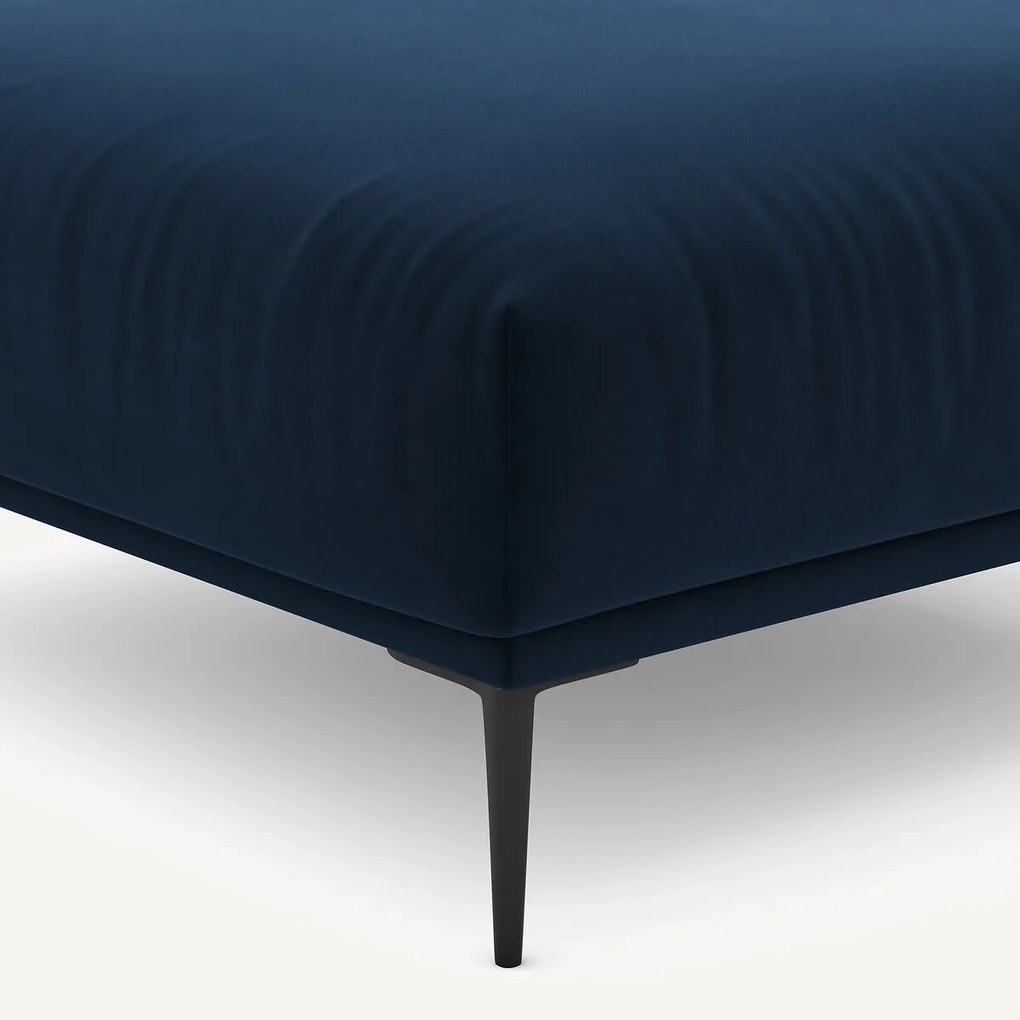 XL fluwelen poef, Oscar, ontwerp Emmanuel Gallina