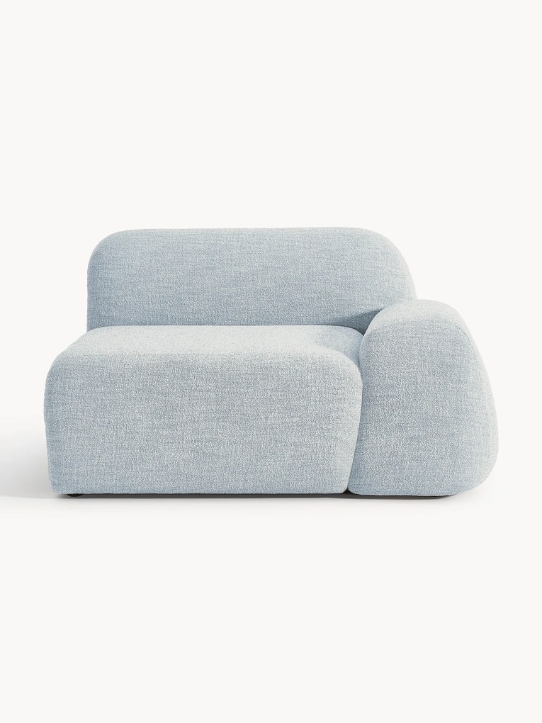 Hoekmodule Wolke van bouclé