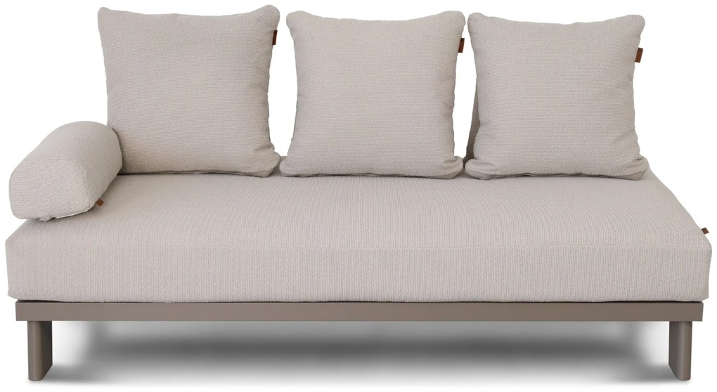 Loungeset tuin 6 personen Aluminium Taupe Santika Furniture Santika