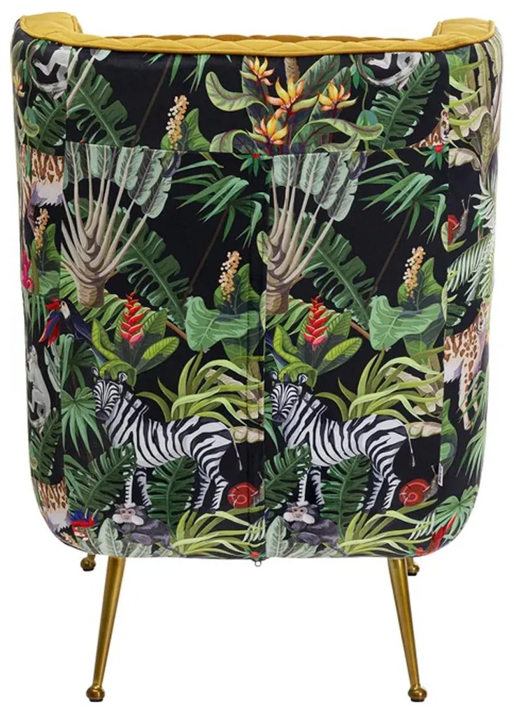 Kare Design Nonna Jungle Okergele Fauteuil Jungle