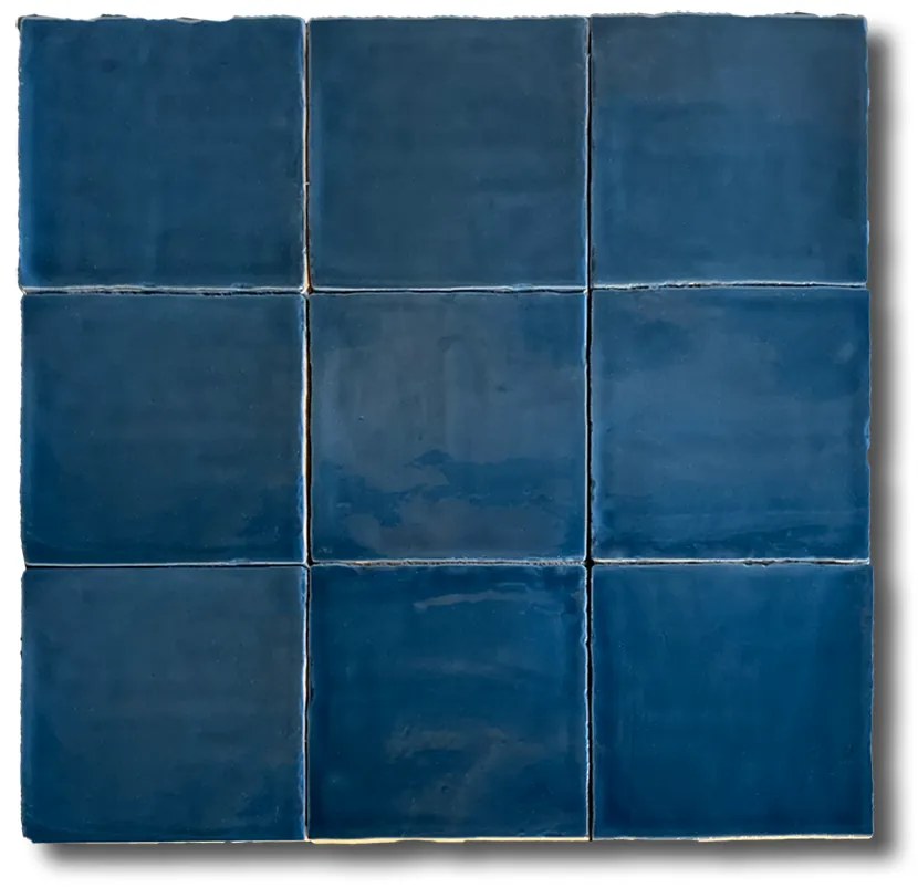 Hoogglans Wandtegel 13x13 Cm Topaz Blauw RBT44