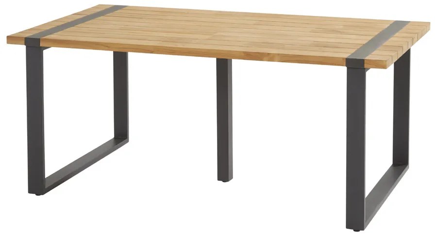 Taste by 4 Seasons Vitali eetset antraciet met Alto tafel Ø 180 x 100 cm * SALE *  Tuinset    houtkleur weerbestendig