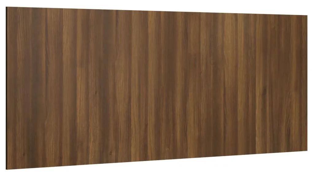 vidaXL Hoofdbord 200x1,5x80 cm bewerkt hout bruineikenkleurig