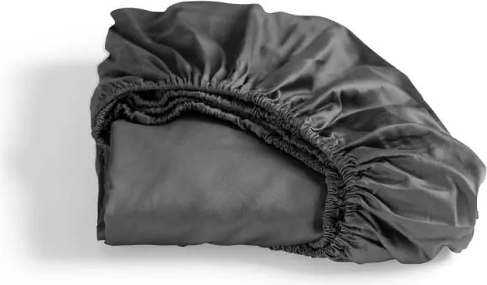 Cinderella Matras Hoeslaken Katoen-Satijn - Antraciet