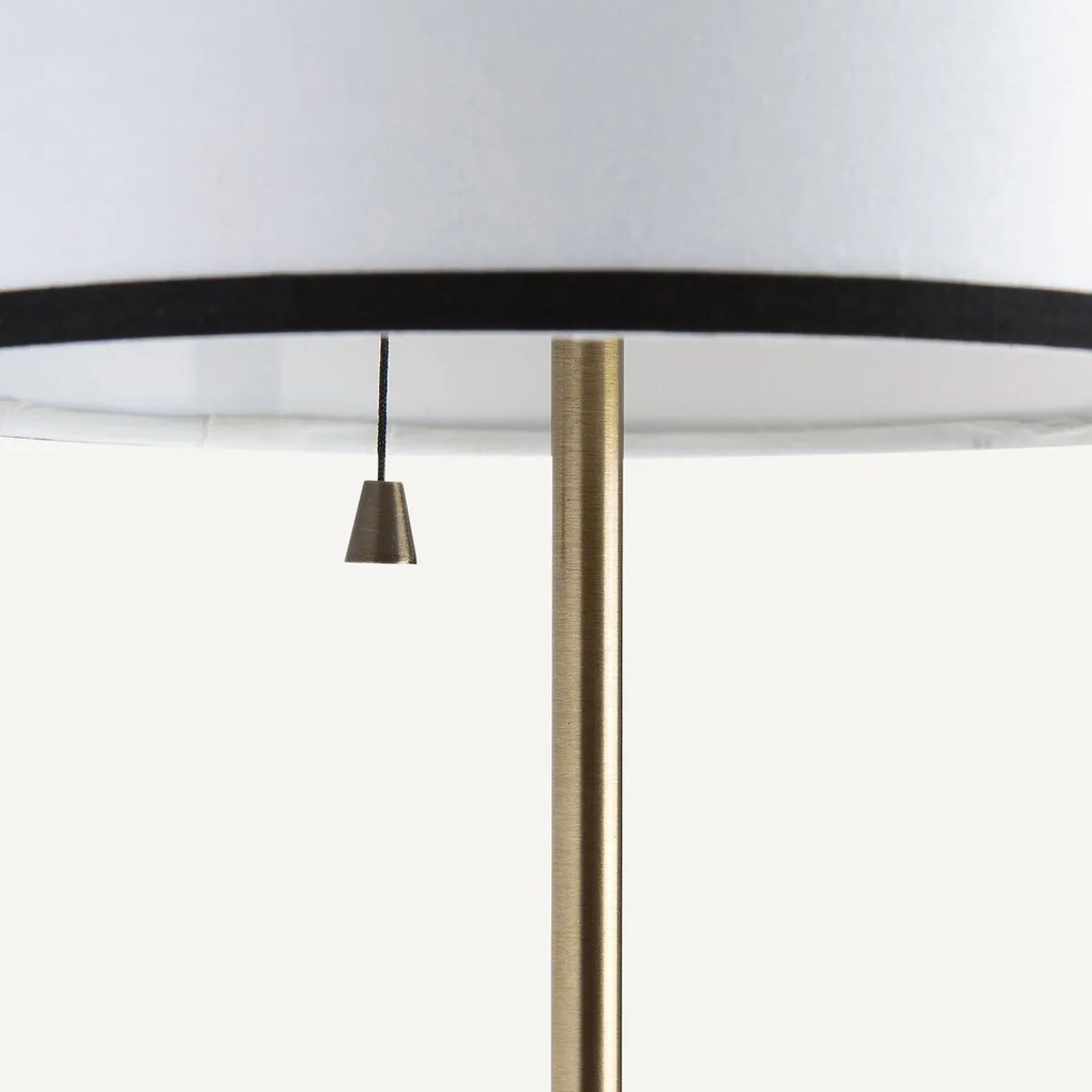 Lamp in marmer en metaal, Sophonie