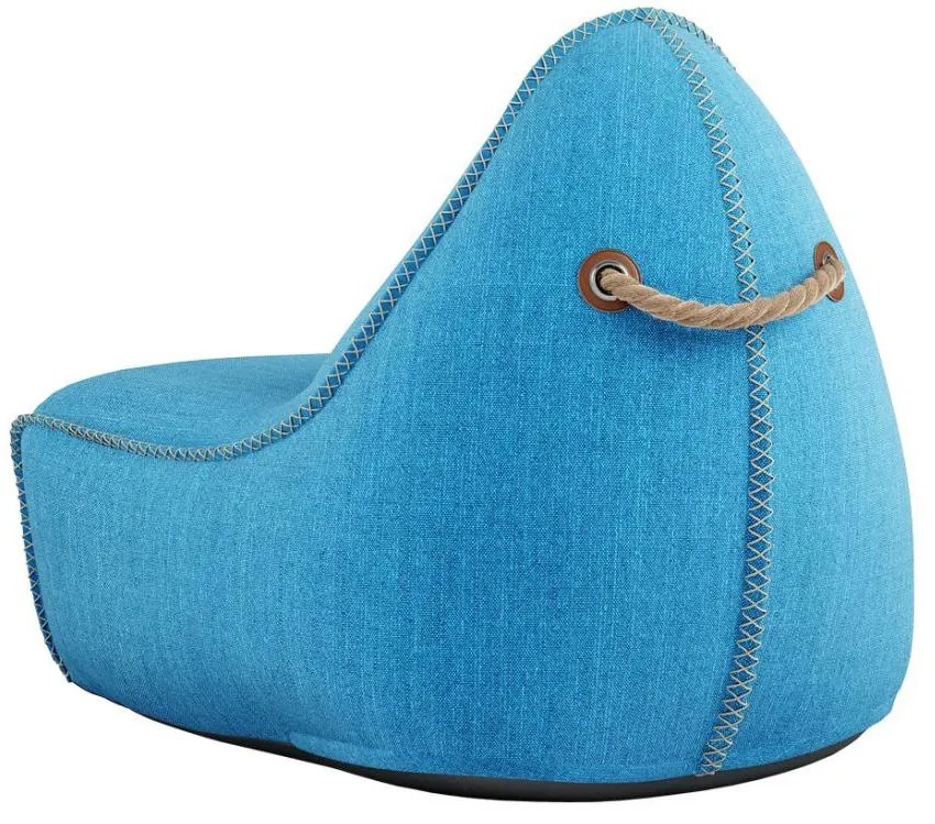 Cobana Lounge Chair & Pouf Outdoor - Turquoise