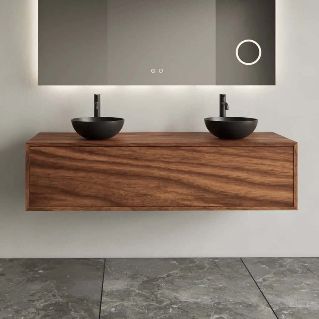 Gliss Design Joa badmeubel 120cm walnut