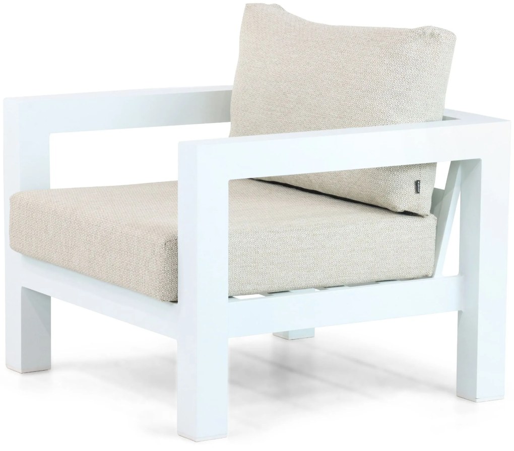 Tuinstoel Aluminium Wit Lifestyle Garden Furniture Luca