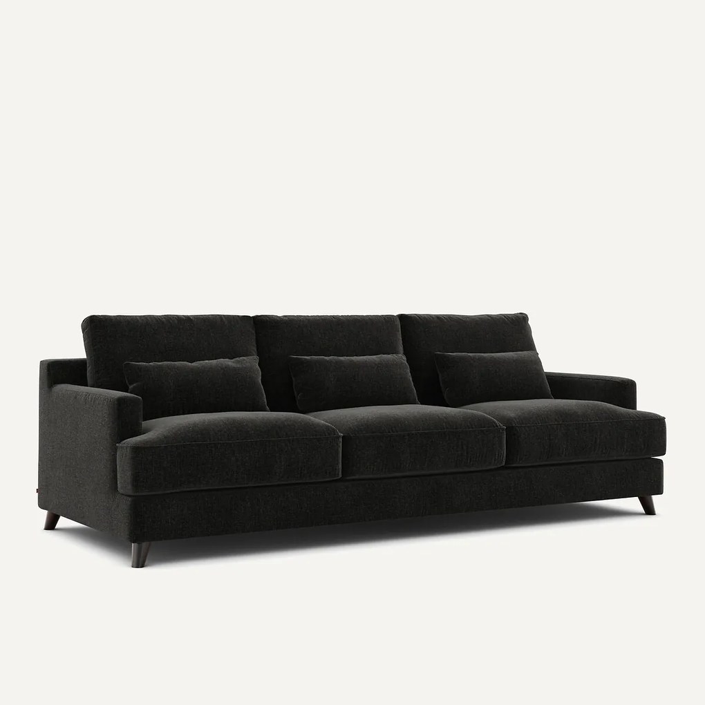 Sofa 3- of 4-zits, chenille fluweel, Alwine