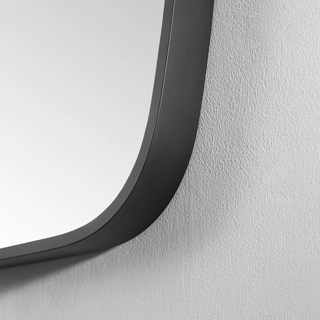 Lambini Designs Calera spiegel 120cm met spiegelverwarming en dimbare verlichting zwart mat