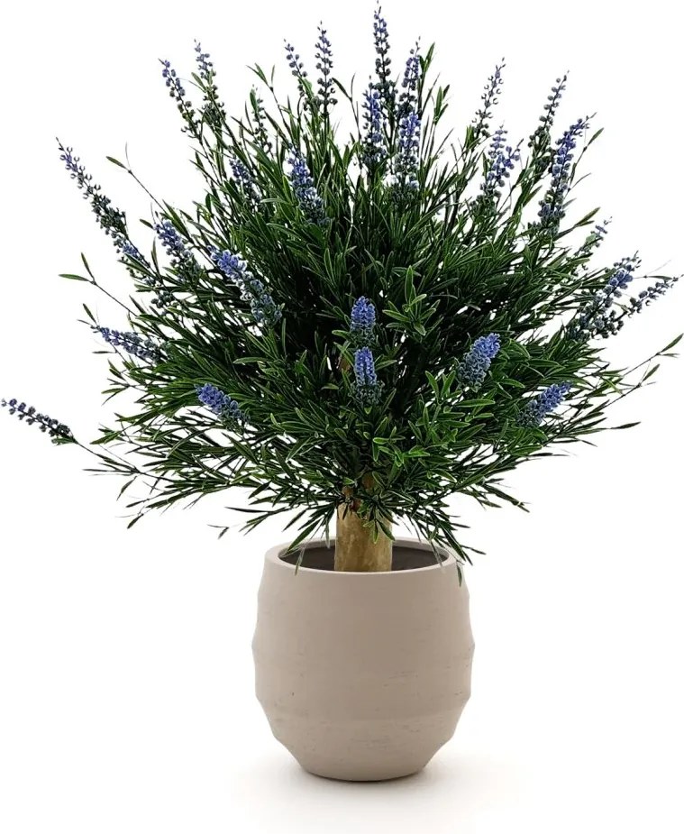 + 15% kassakorting | Kunstplant Designplants Luca Lifestyle | Blauw Kunststof  | Inclusief bloempot | Geschikt voor buiten en binnen | Kees Smit Tuinmeubelen