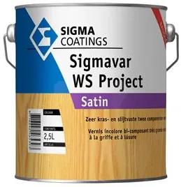 Sigma Sigmavar WS Project Satin - Kleurloos - 2,5 l